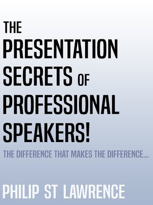 cover image of The Presentation Secrets of Professional Speakers!